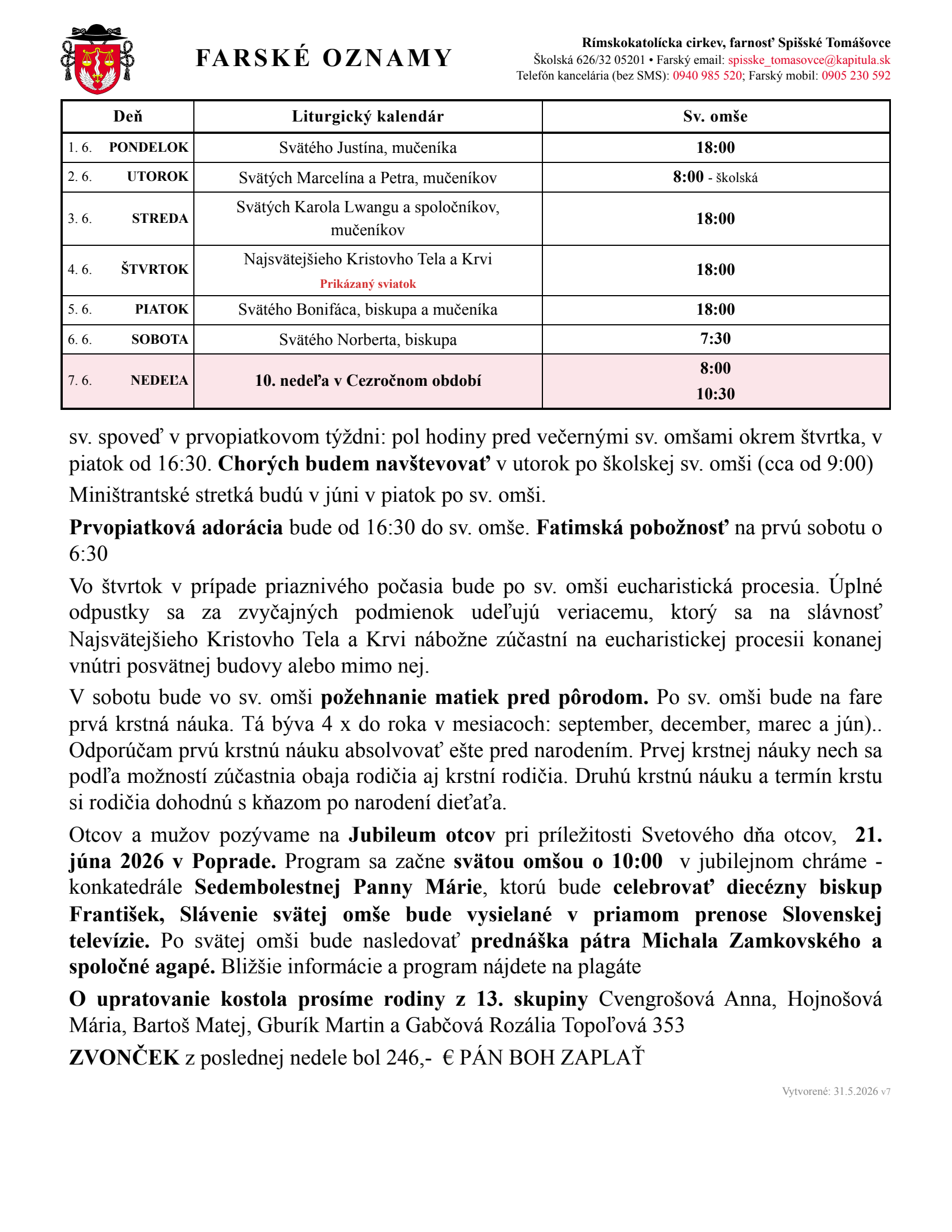 oznamy_tyzden_23_2026.pdf - strana 1